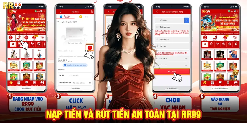 Nạp tiền và rút tiền an toàn tại RR99